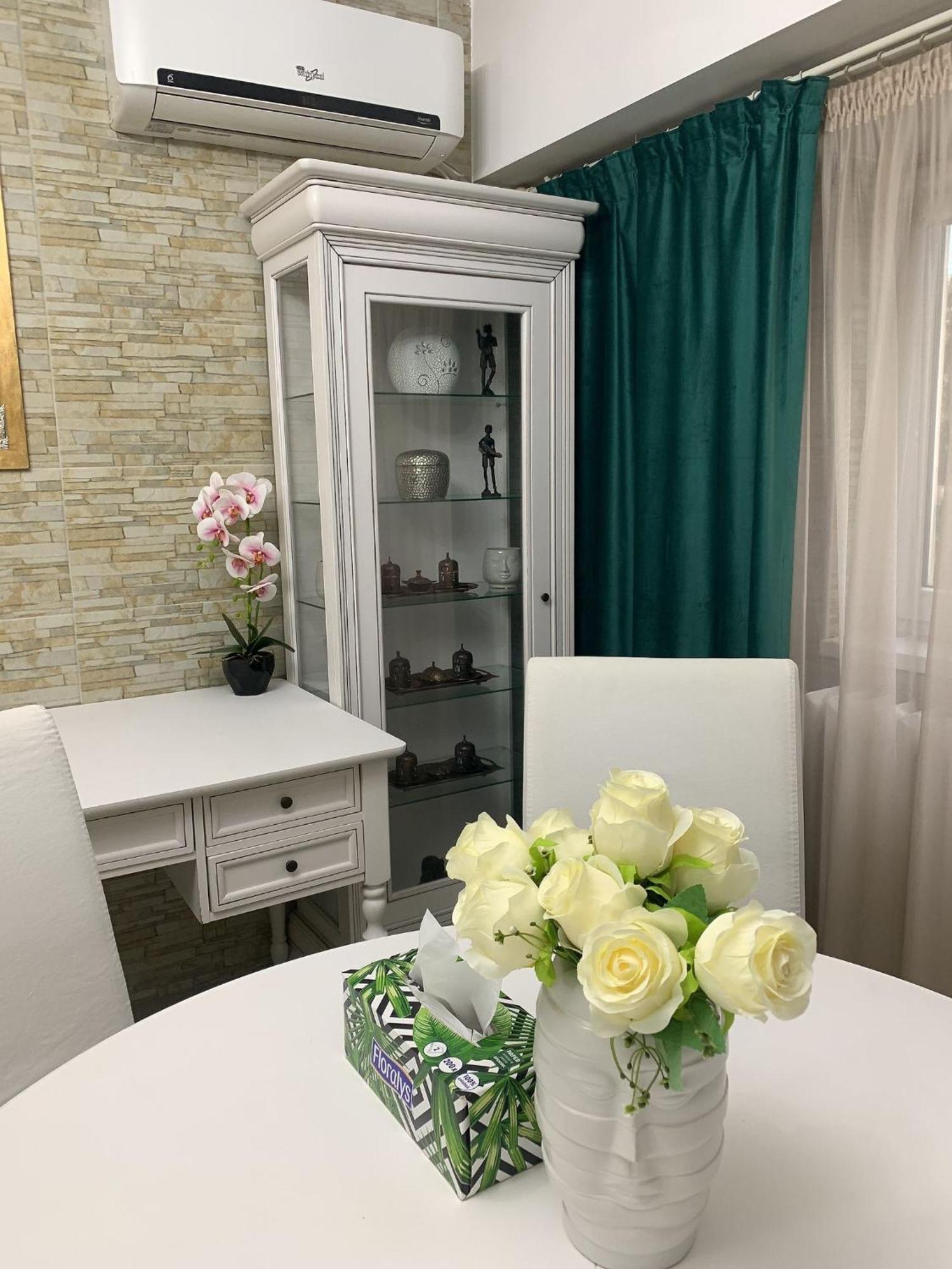Apartment Chic Piata Constitutiei - View From The Balcony To The Palace Of Parliament Bukarest